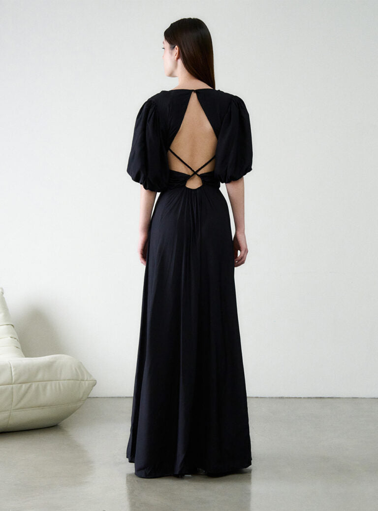 MAGALI PASCAL- Black Palladi Maxi Dress
