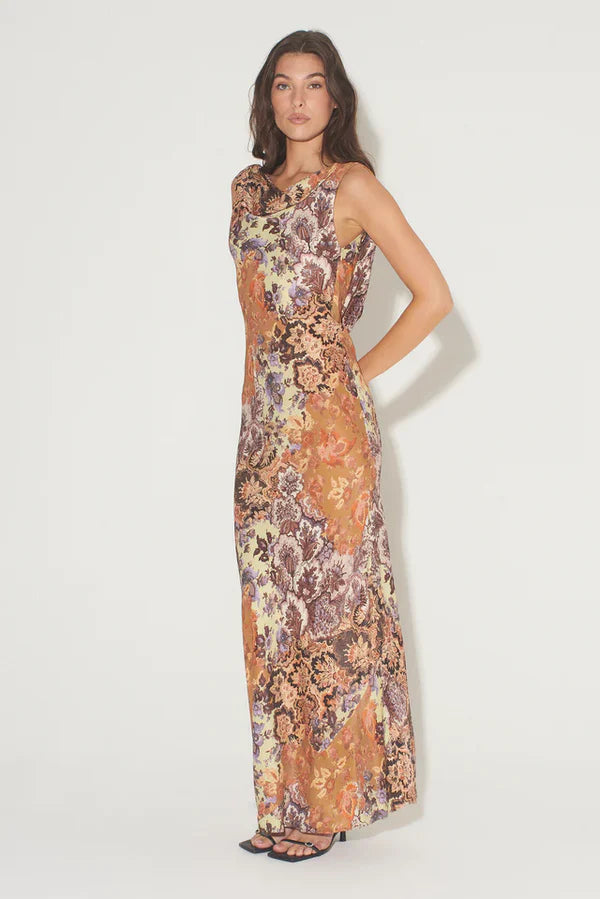HANSEN AND GRETEL - Emmery Dress in Brocade Ocean Rentals Boutique HANSEN AND GRETEL - Emmery Dress in Brocade Ocean Rentals Boutique