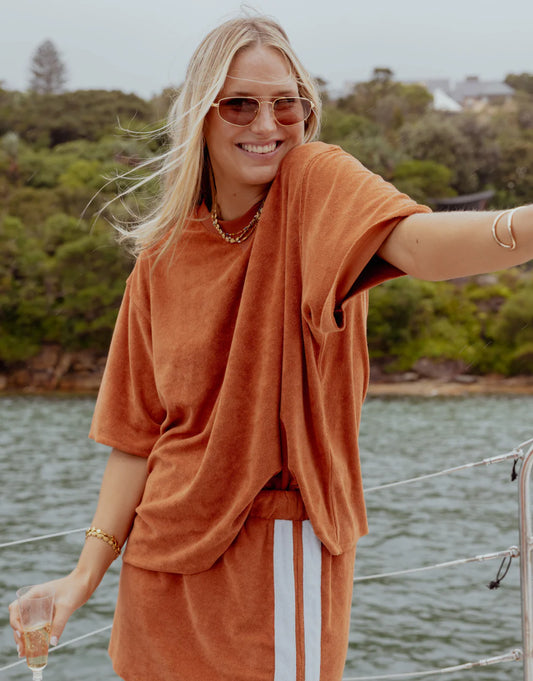 The Mason Tee Terry / Rust