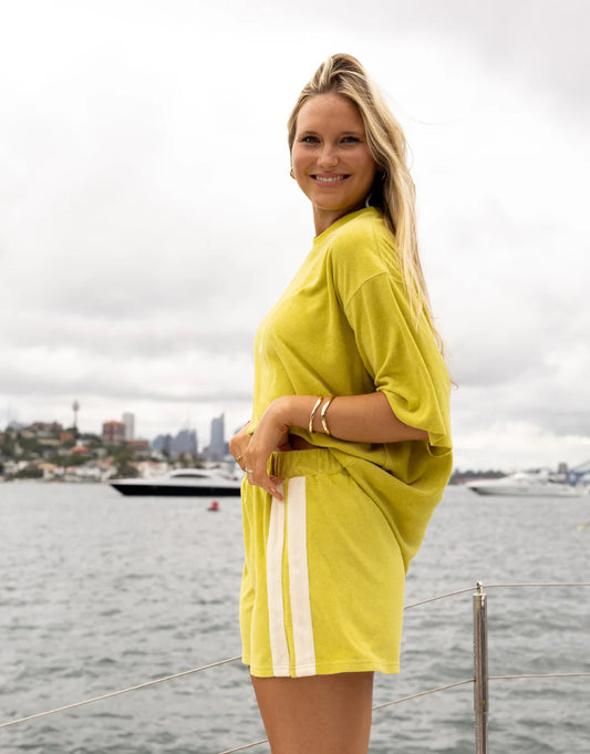 The Mason Tee Terry / Lime