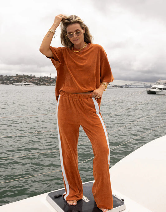 The Marley Pants Terry / Rust