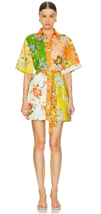 ALEMAIS - Hotel Lamu Spliced Mini dress