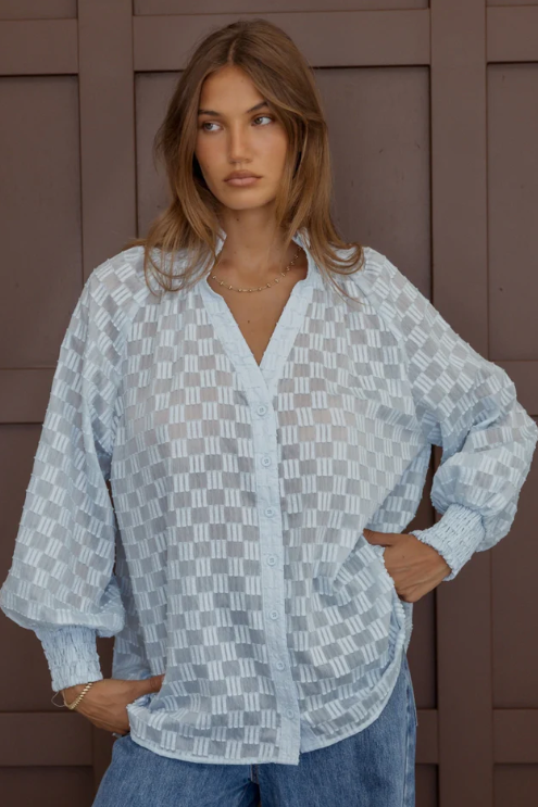 Alexandra Australia - REAN Blouse - Light Blue