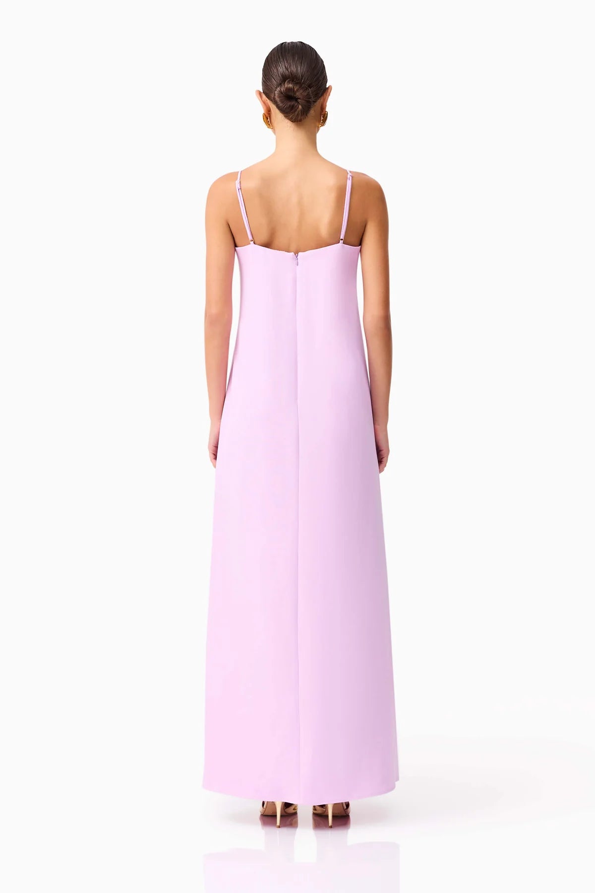 ELLIATT - Buttercup Embroidered Maxi Dress in Purple