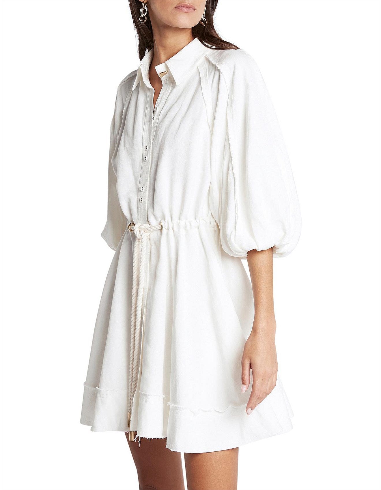 AJE - Estate Belted Shirt Dress