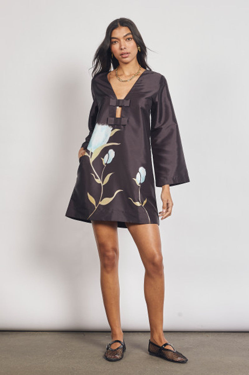 BOHEMIAN TRADERS - Tulips Shift Mini Dress