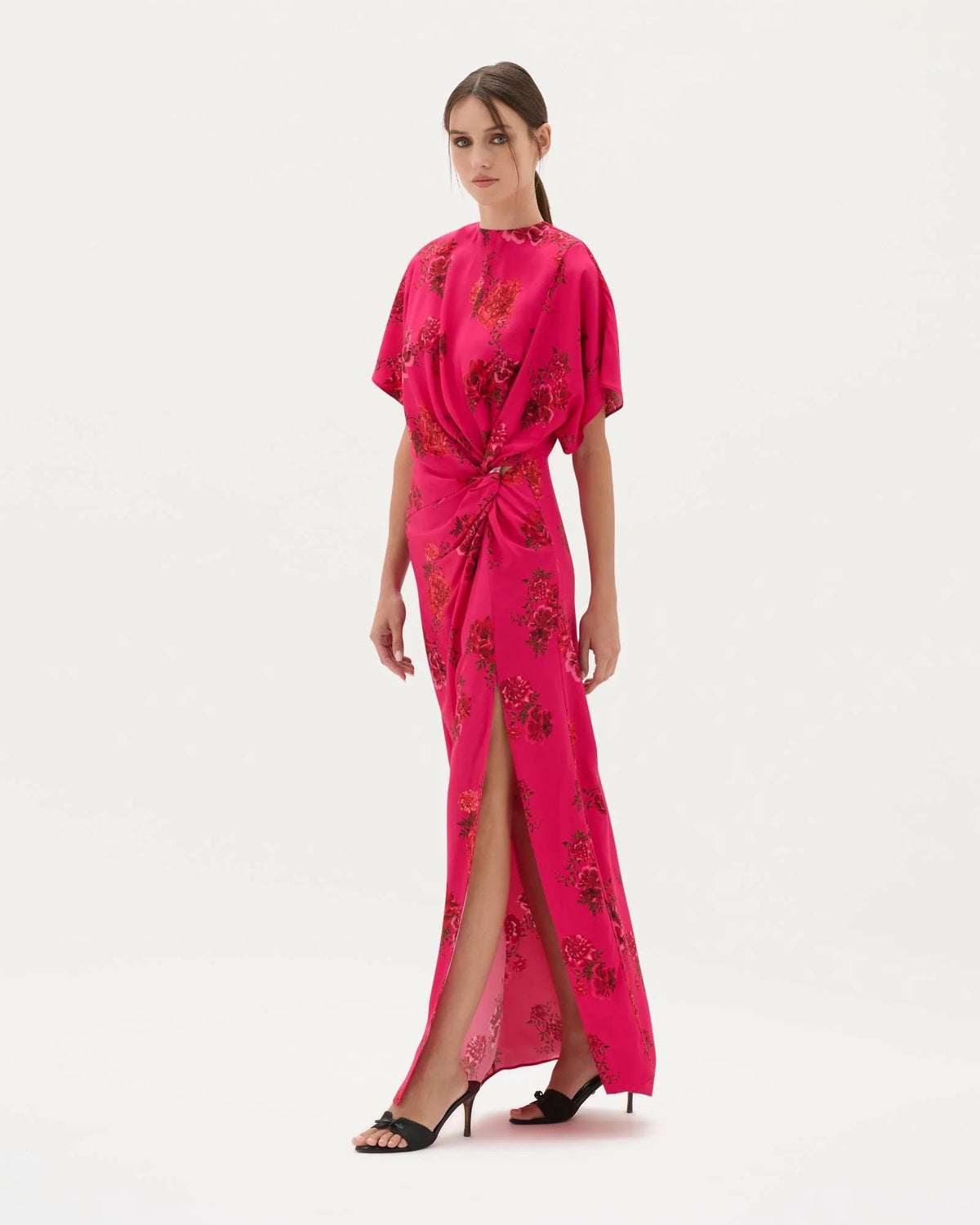 MUMA.WORLD - Magenta Bloom Zaira Dress