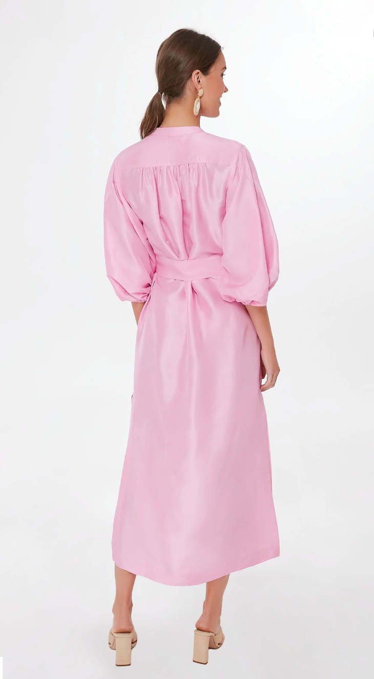 OROTON - Column Shirt Dress Pink