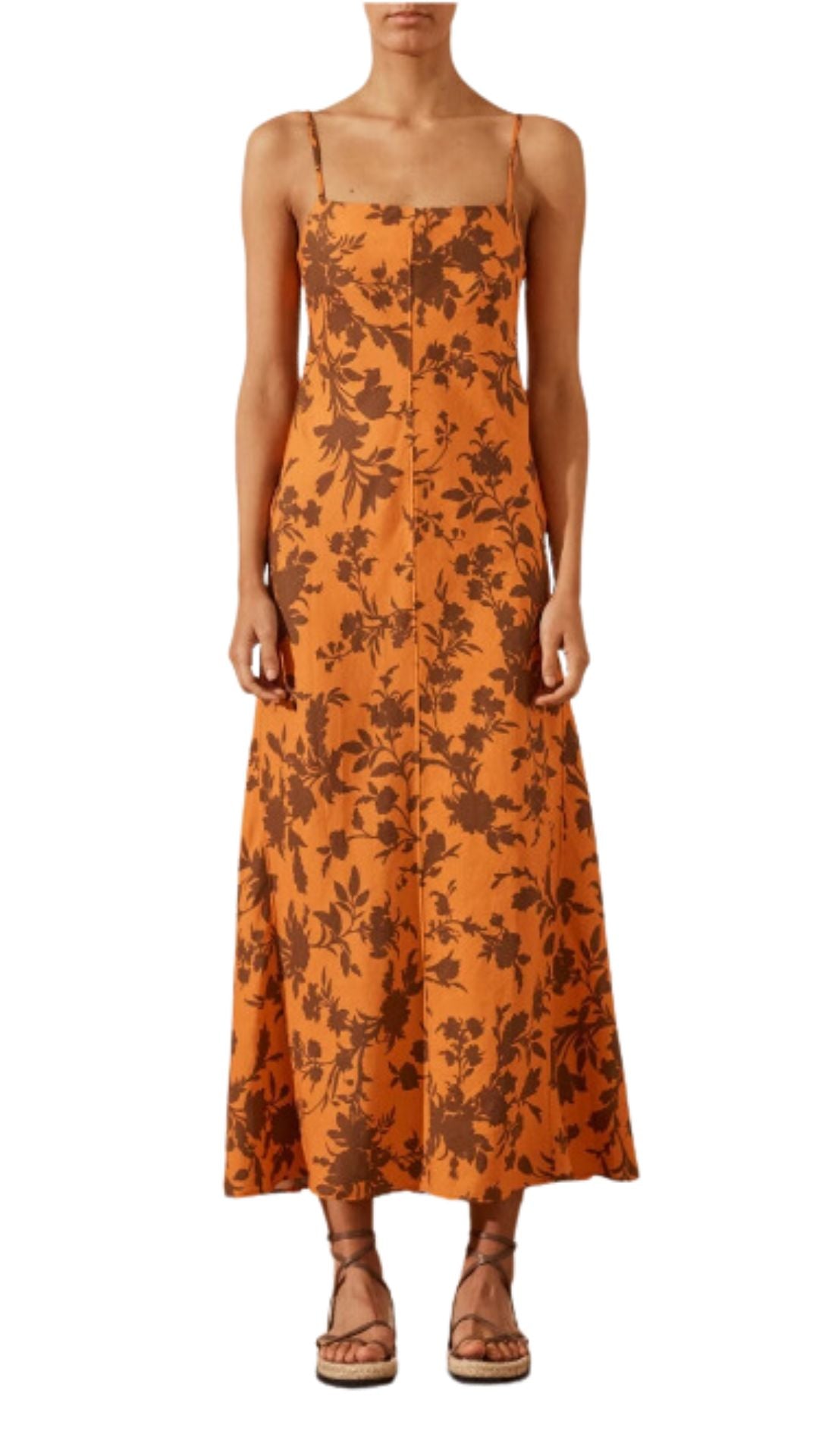 SHONA JOY - Uli Linen Midi Dress Ocean Rentals Boutique SHONA JOY - Uli Linen Midi Dress Ocean Rentals Boutique