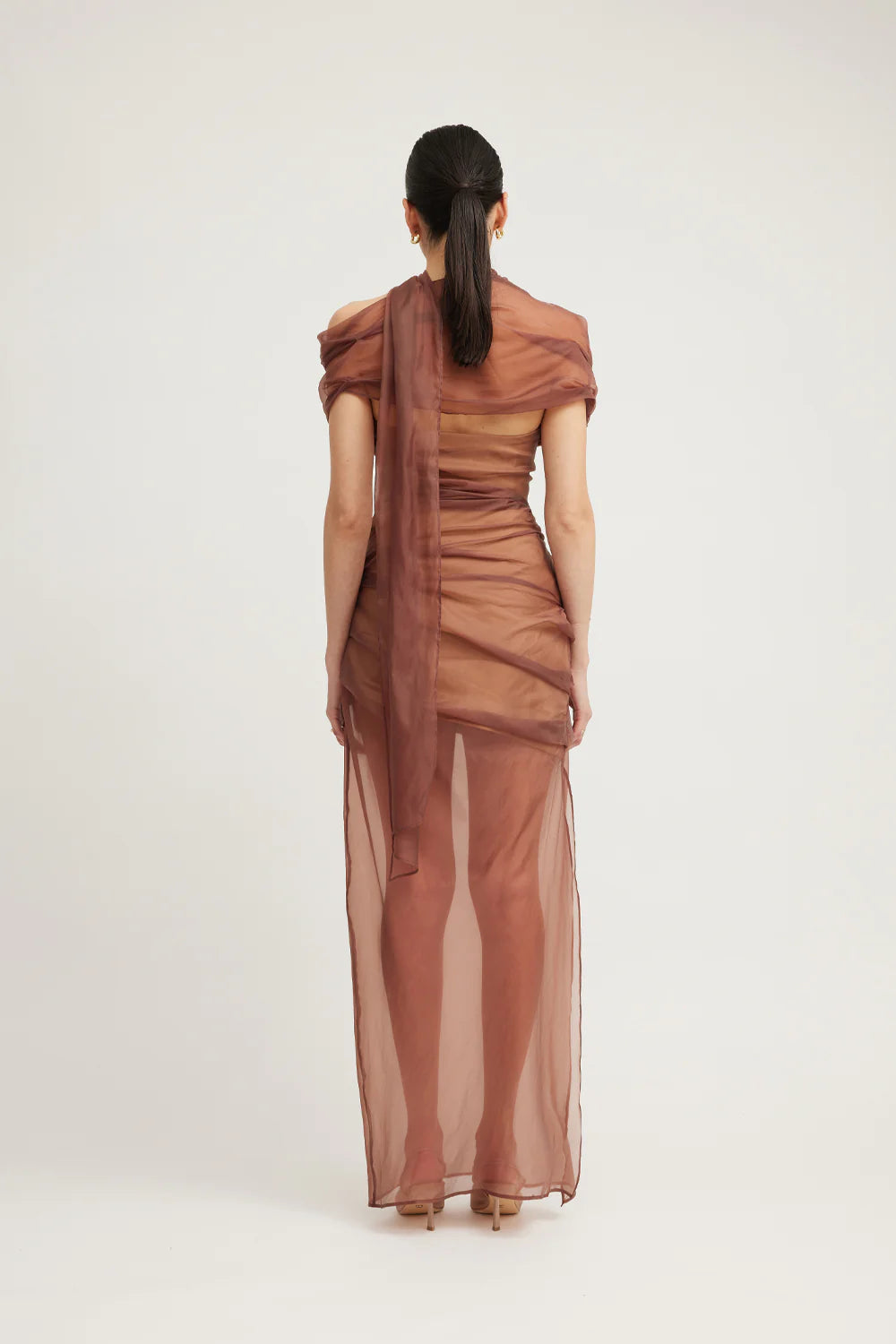 Tojha Dress - Marceline Asymmetrical Mai Dress