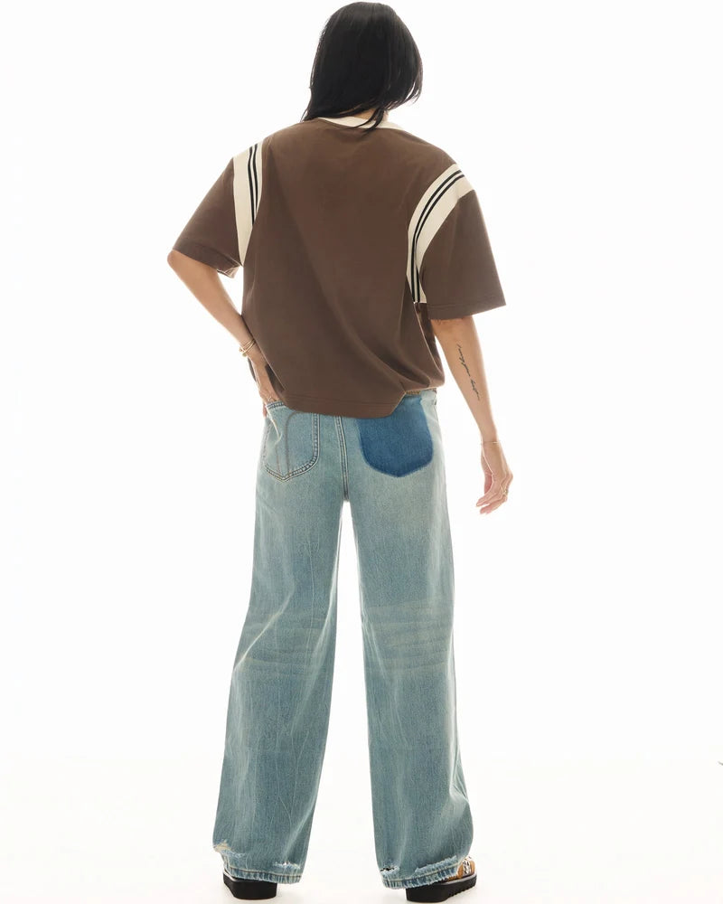 Exaggerated Sports Studded Tee - The Tales