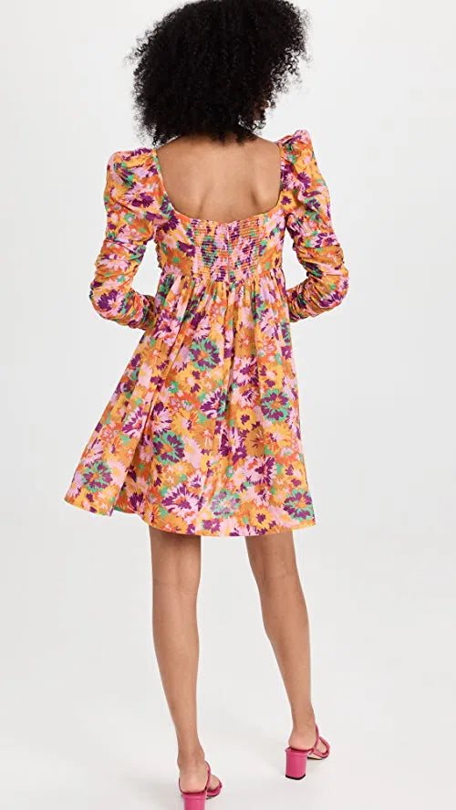 ZIMMERMAN - Violet Twist Front Mini Dress