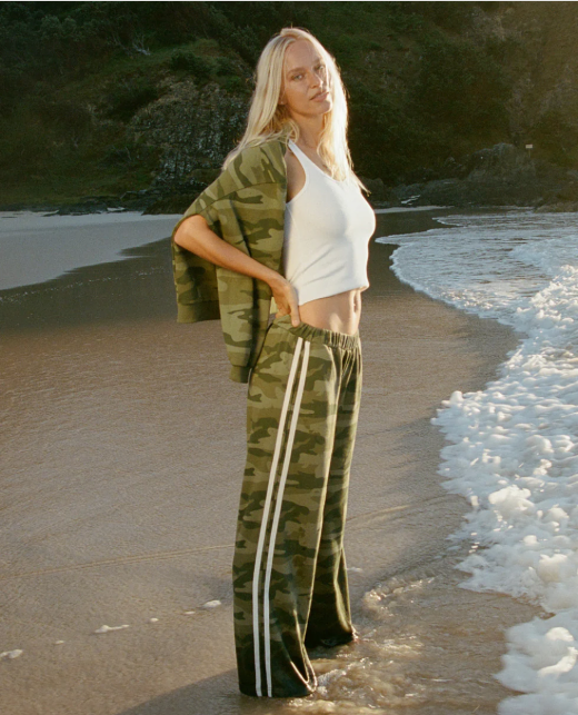 Near The Sea - June Camo Track Pant
