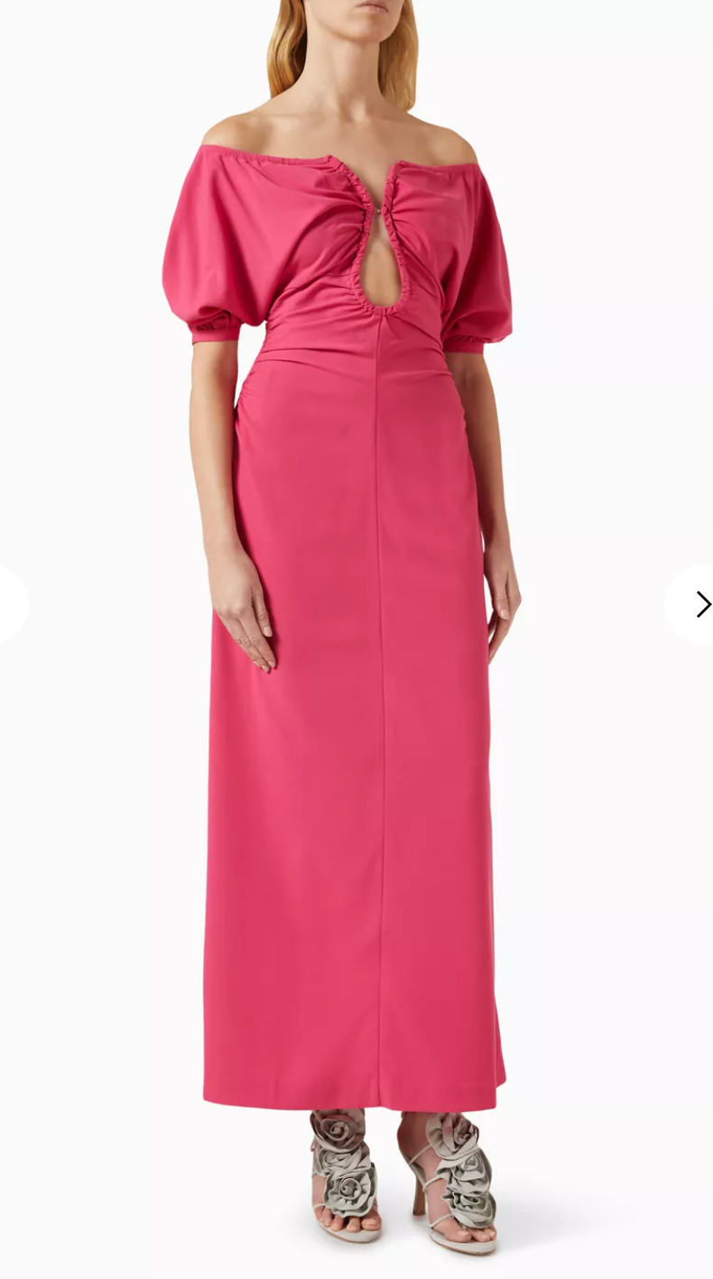 WYNN HAMLYN - Zoe off Shoulder Dress